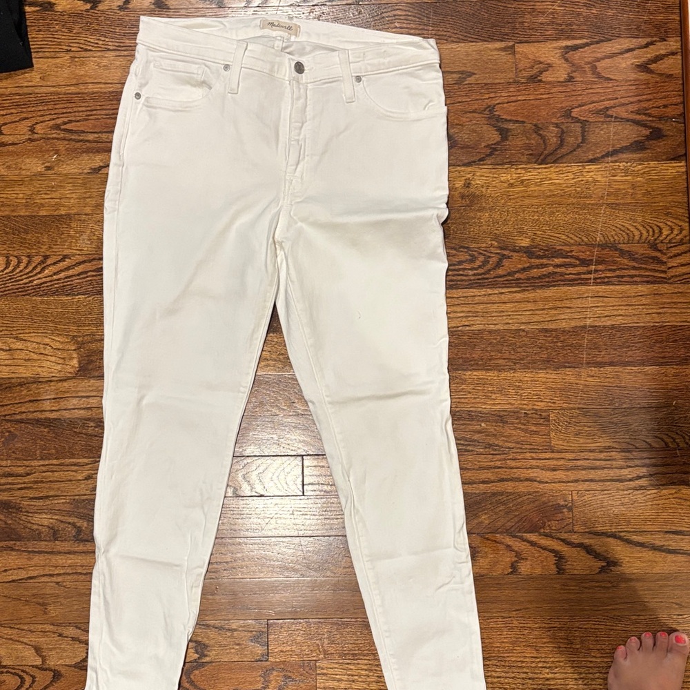 Madewell Women’s White Jeans - NEVER WORN